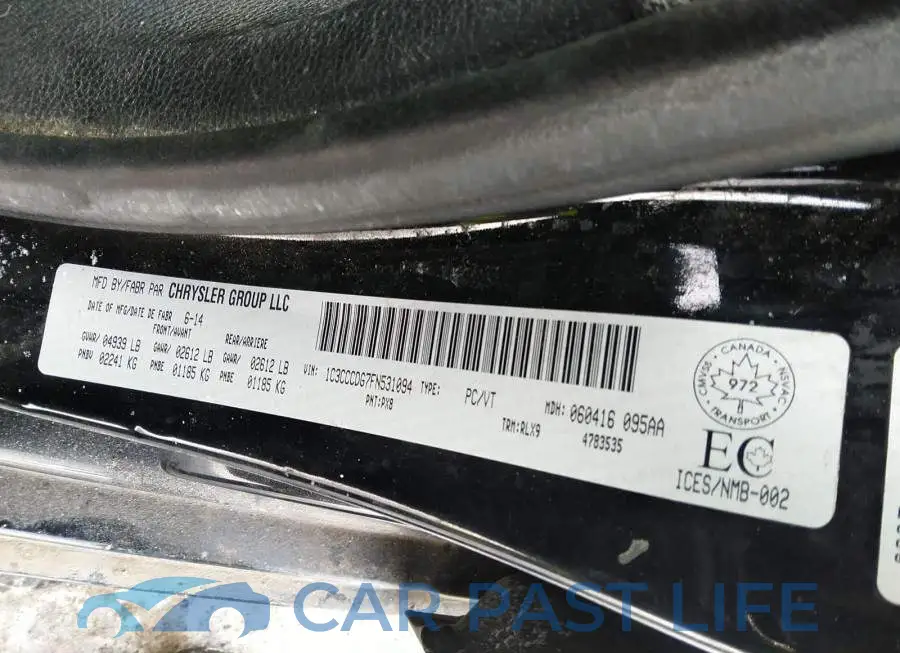 1C3CCCDG7FN531094# 9