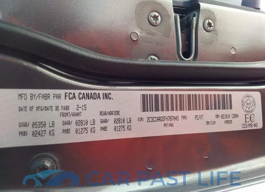 2C3CCARG5FH787045# 9