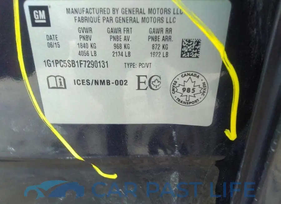 1G1PC5SB1F7290131# 9