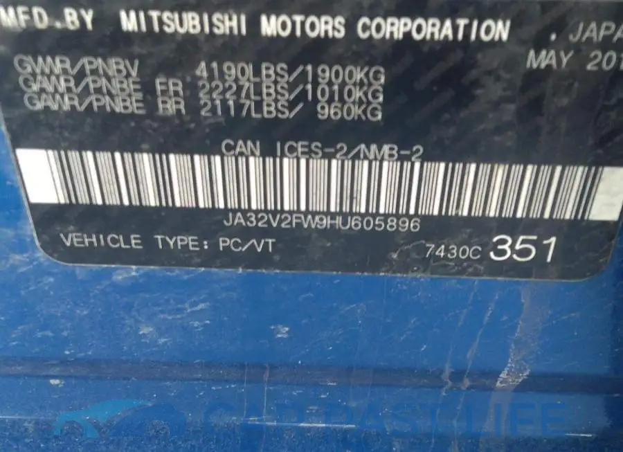 JA32V2FW9HU605896# 9