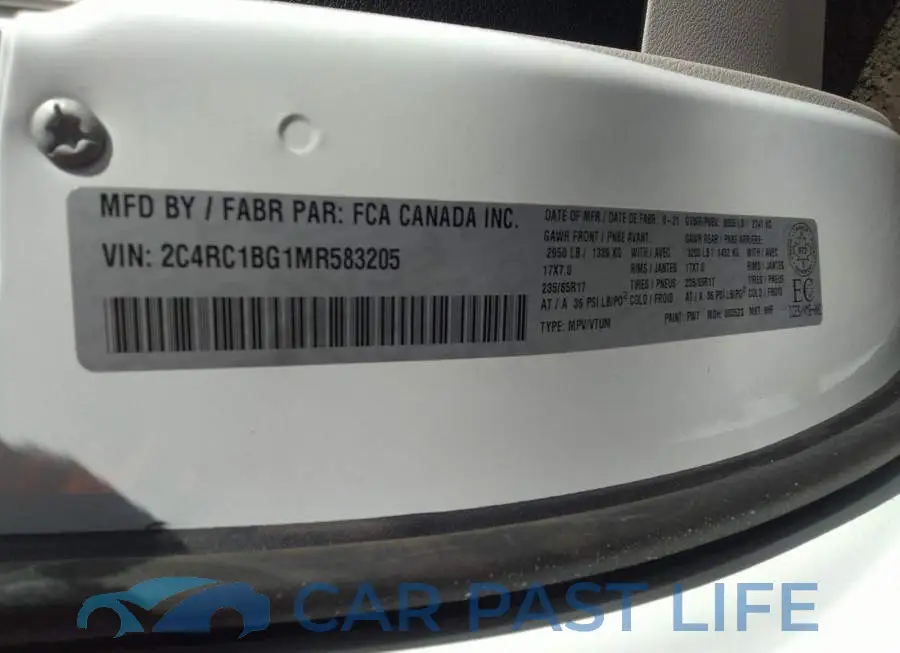 2C4RC1BG1MR583205# 9
