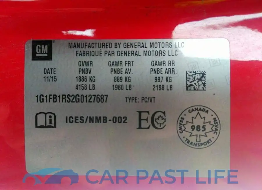 1G1FB1RS2G0127687# 9