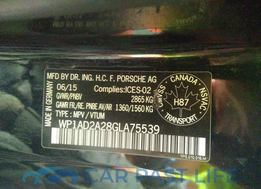 WP1AD2A28GLA75539# 9