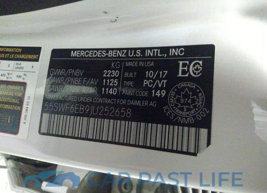55SWF6EB9JU252658# 9