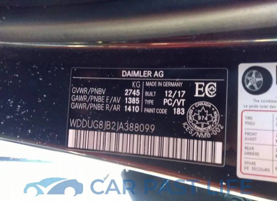 WDDUG8JB2JA388099# 9