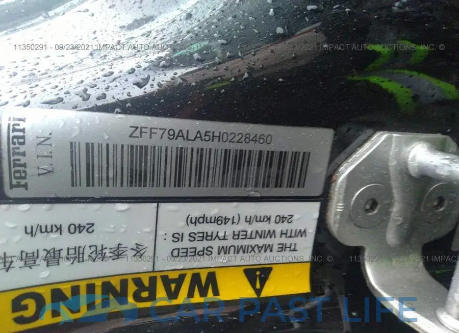 ZFF79ALA5H0228460# 9