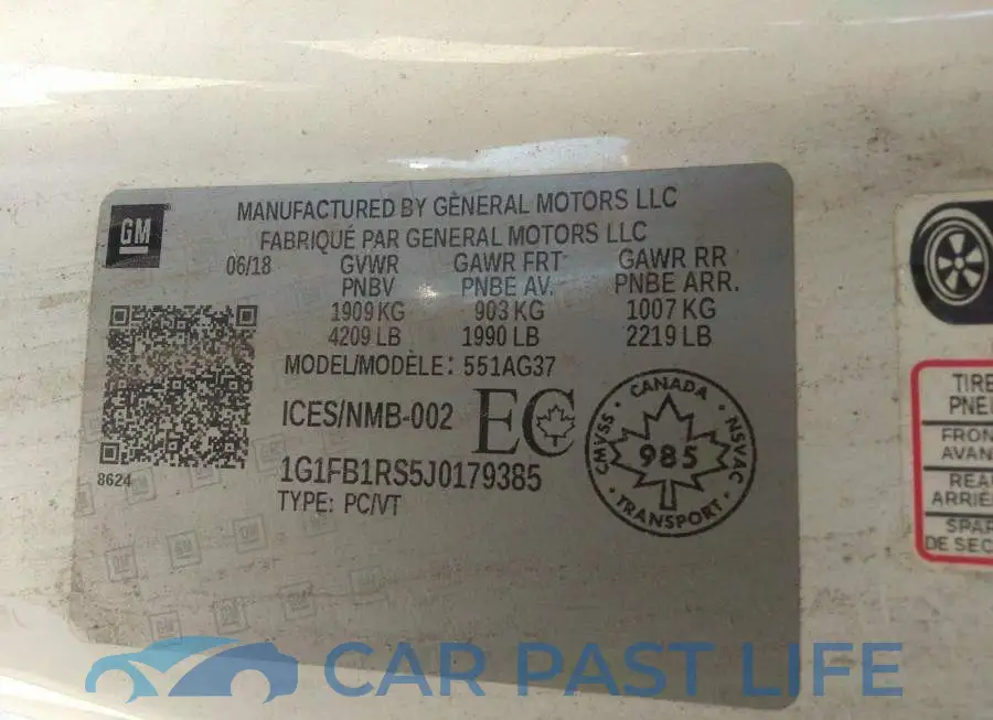1G1FB1RS5J0179385# 9