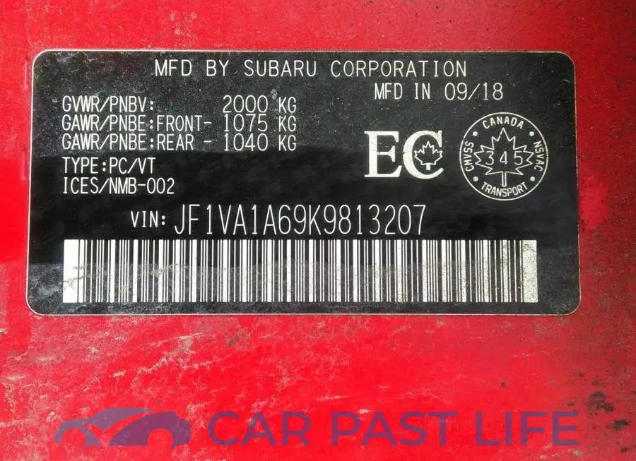 JF1VA1A69K9813207# 9