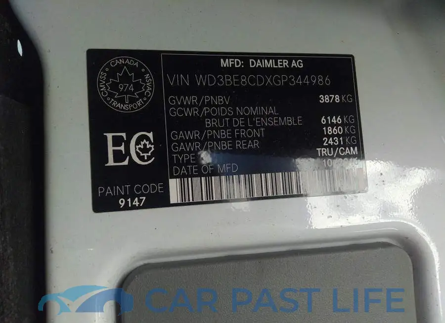 WD3BE8CDXGP344986# 9