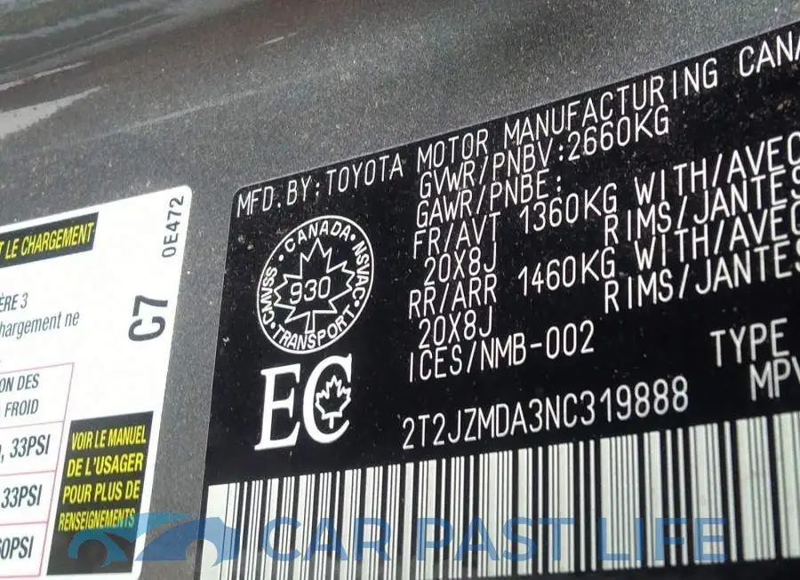 2T2JZMDA3NC319888# 9