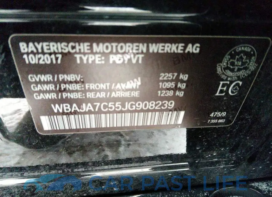 WBAJA7C55JG908239# 9