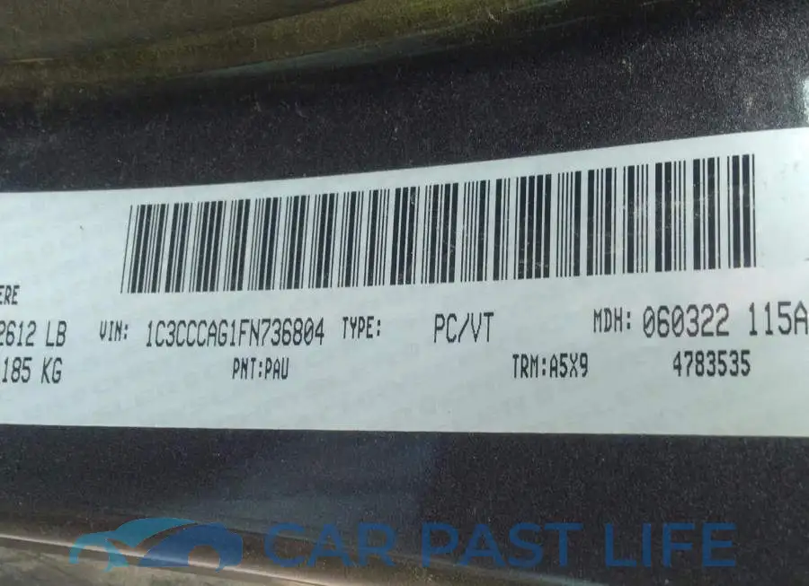 1C3CCCAG1FN736804# 9