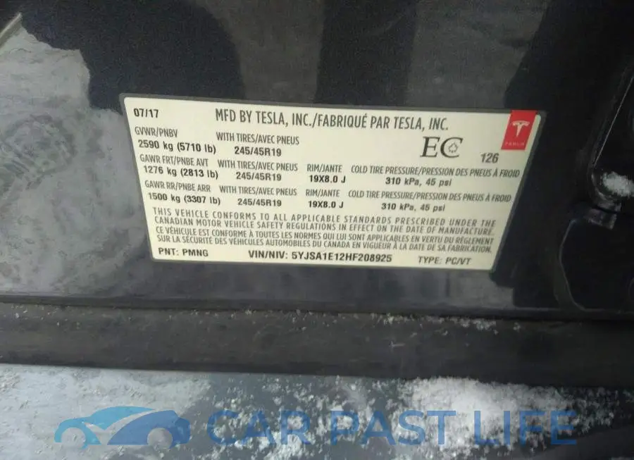 5YJSA1E12HF208925# 9