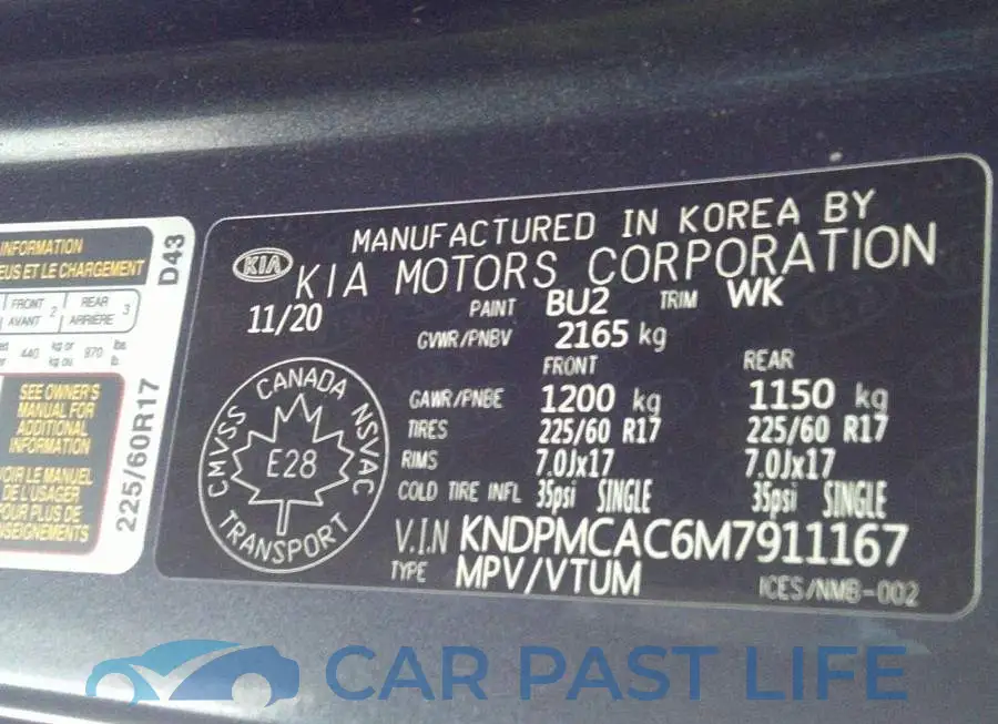 KNDPMCAC6M7911167# 9