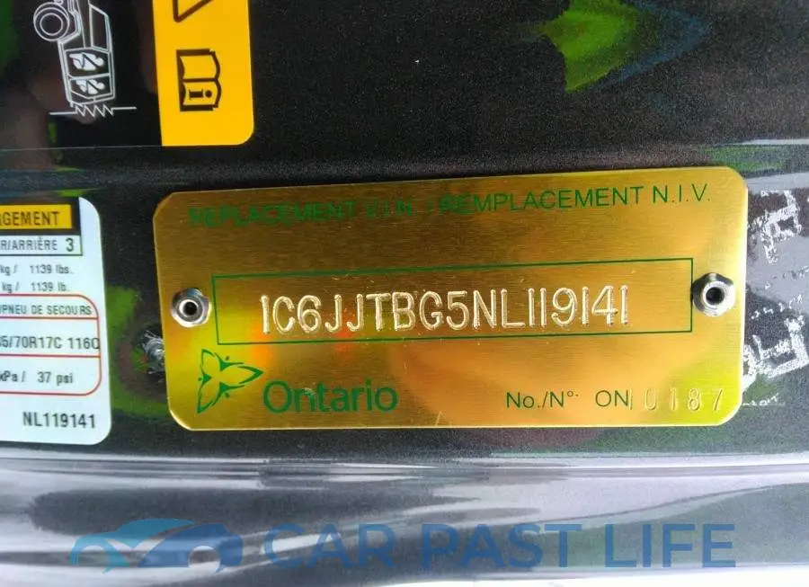 1C6JJTBG5NL119141# 9