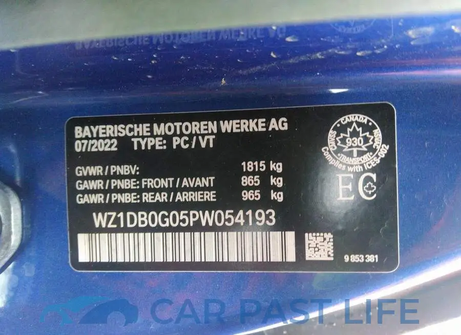 WZ1DB0G05PW054193# 9