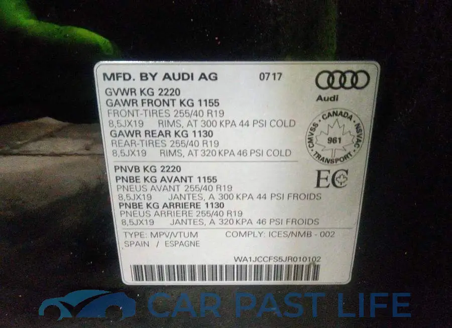 WA1JCCFS5JR010102# 9