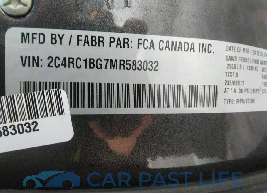 2C4RC1BG7MR583032# 9