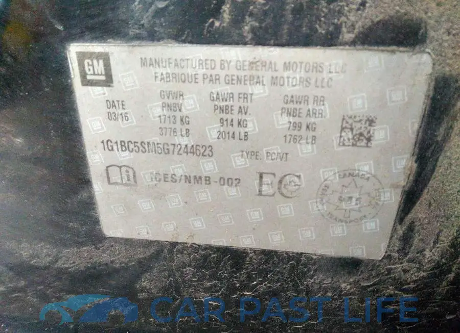 1G1BC5SM5G7244623# 9