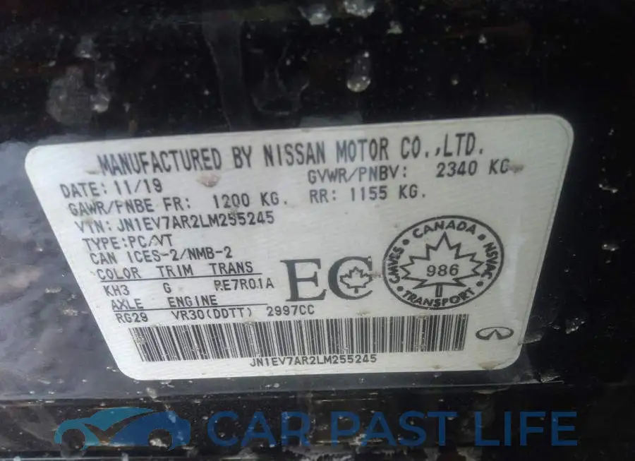 JN1EV7AR2LM255245# 9