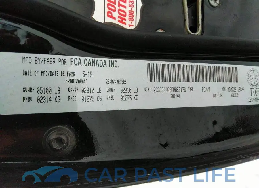 2C3CCAAG6FH853176# 9