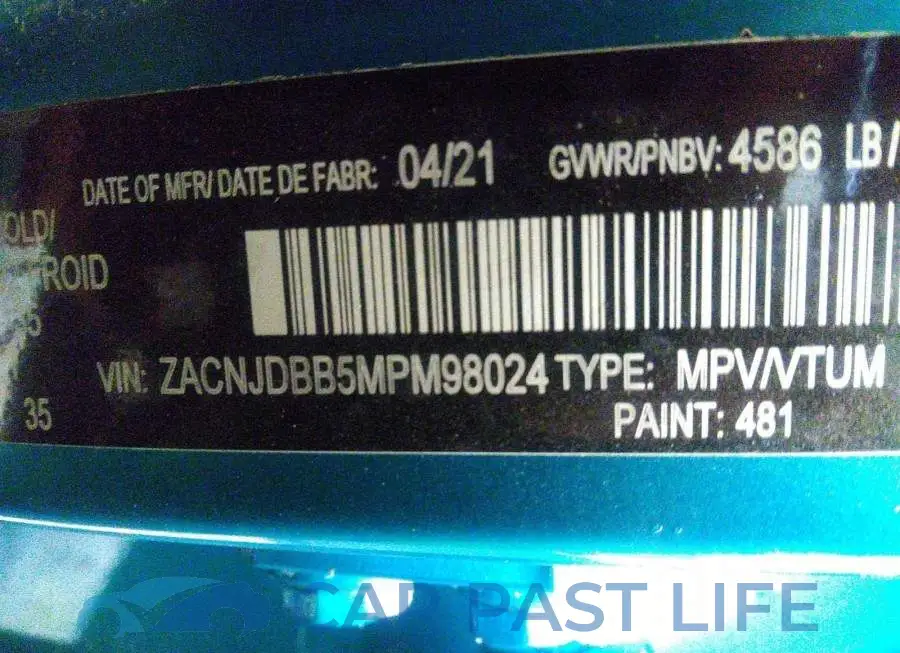 ZACNJDBB5MPM98024# 9