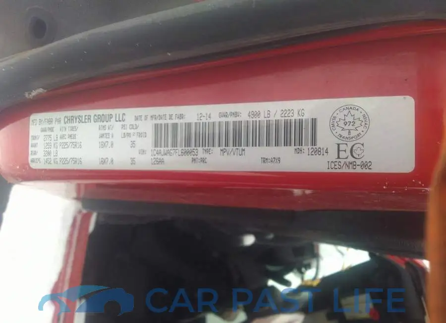 1C4AJWAG7FL600053# 9