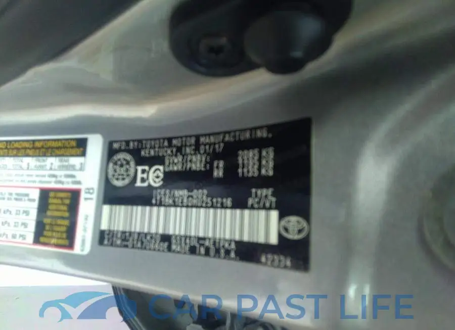 4T1BK1EB0HU251216# 9