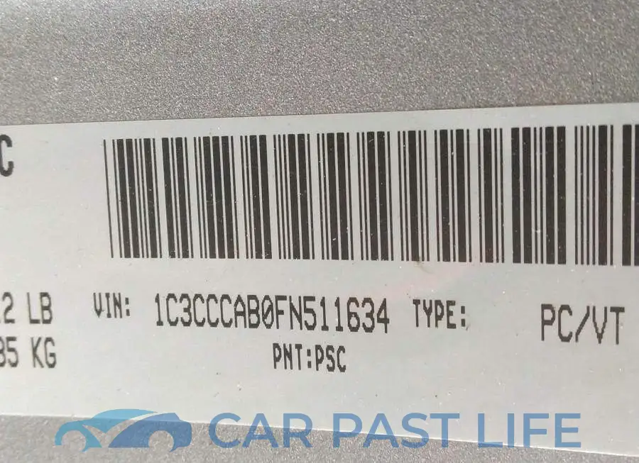 1C3CCCAB0FN511634# 9