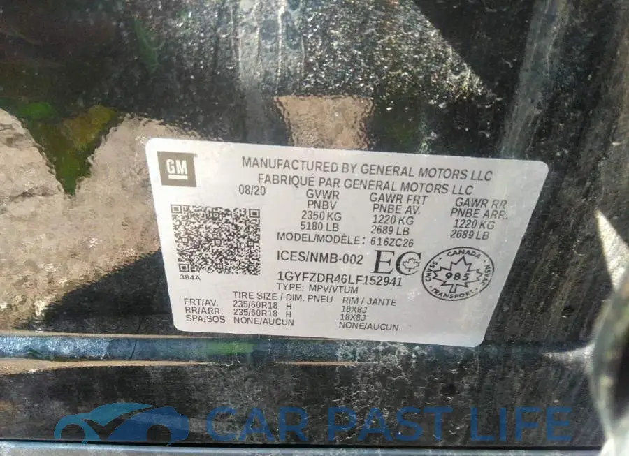 1GYFZDR46LF152941# 9