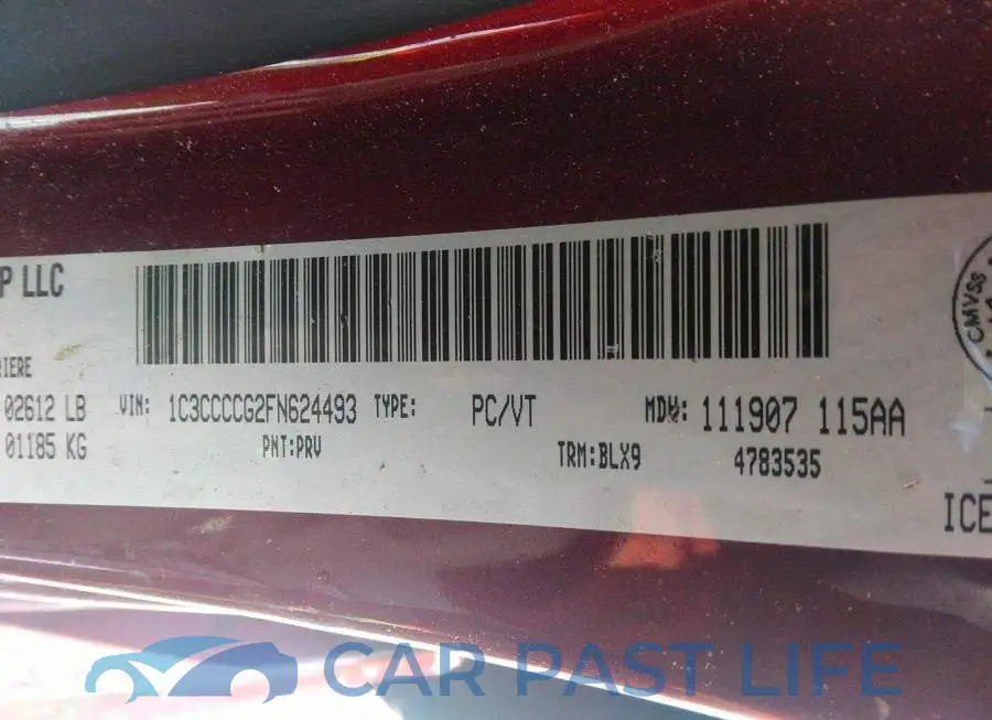 1C3CCCCG2FN624493# 9