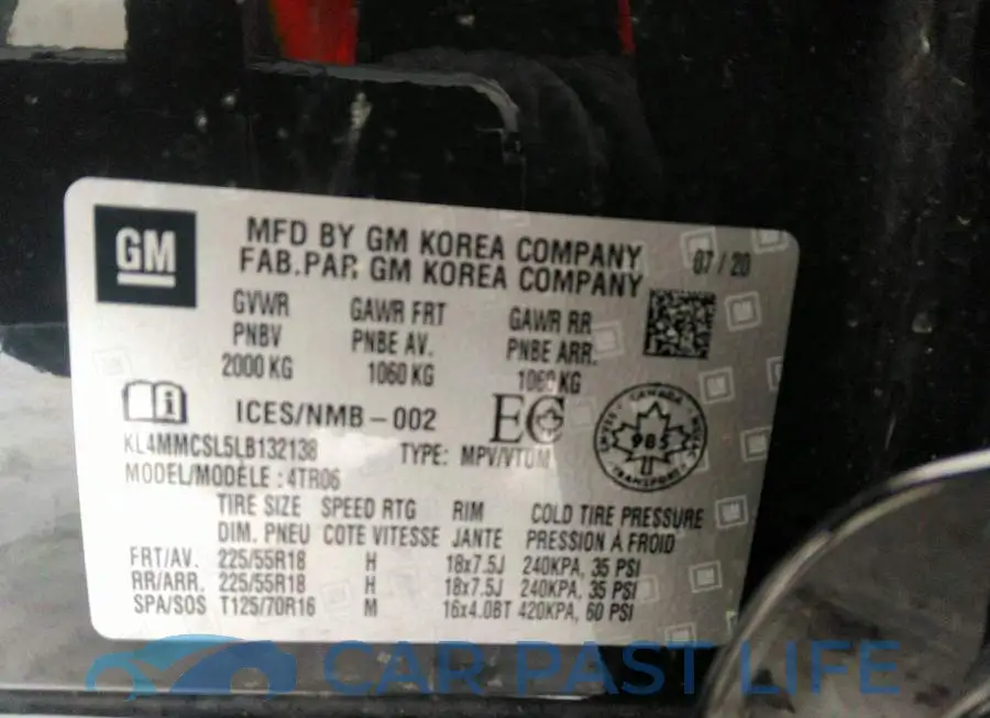 KL4MMCSL5LB132138# 9