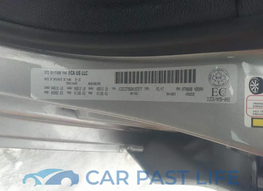 1C3CCCFB5GN197277# 9