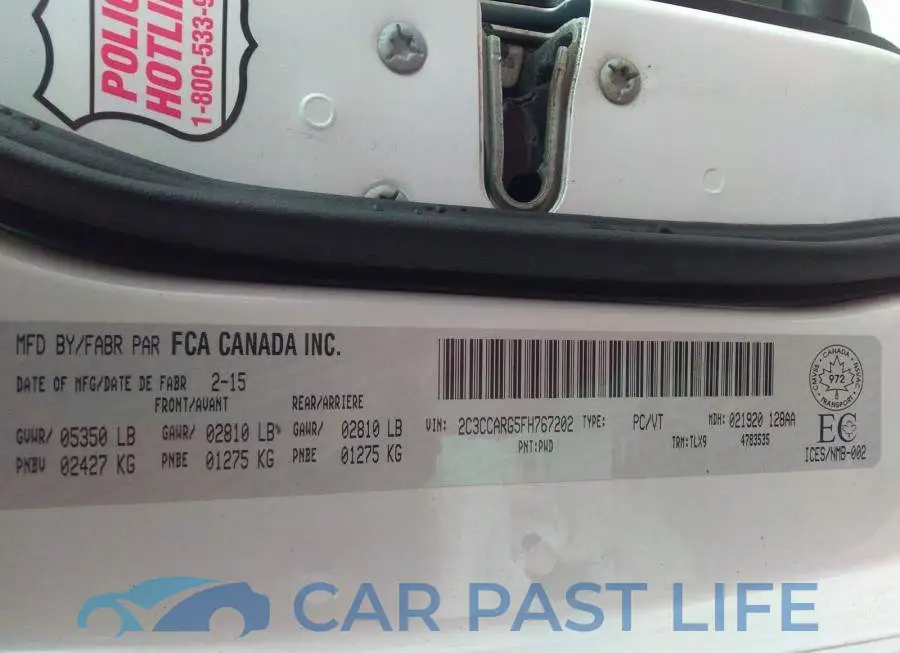 2C3CCARG5FH767202# 9