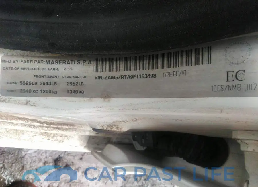 ZAM57RTA9F1153498# 9