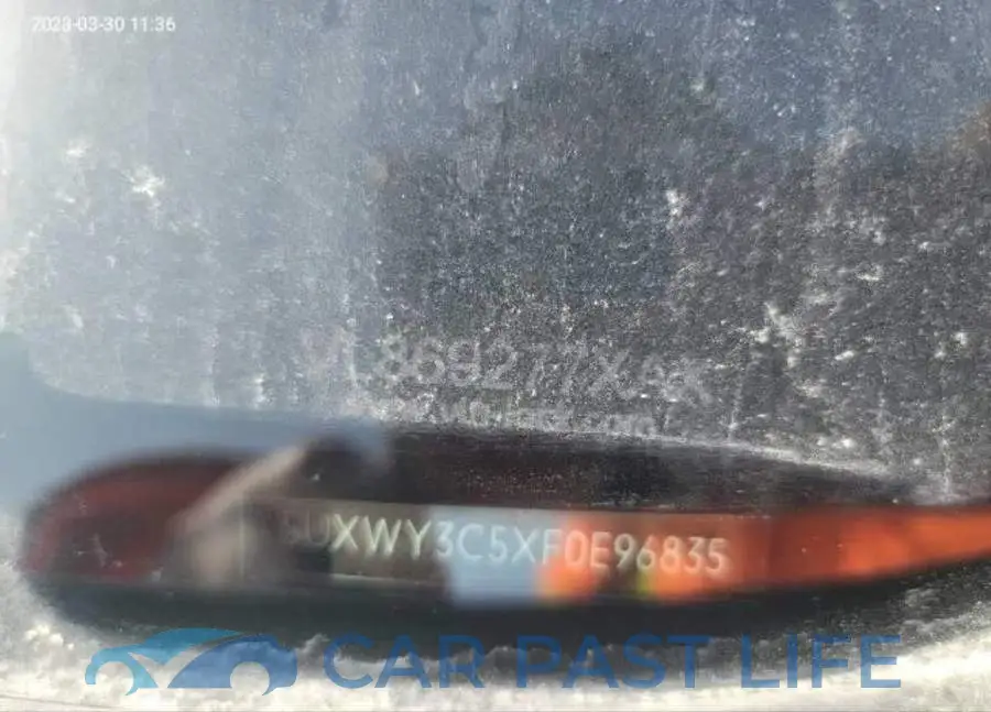 5UXWY3C5XF0E96835# 9