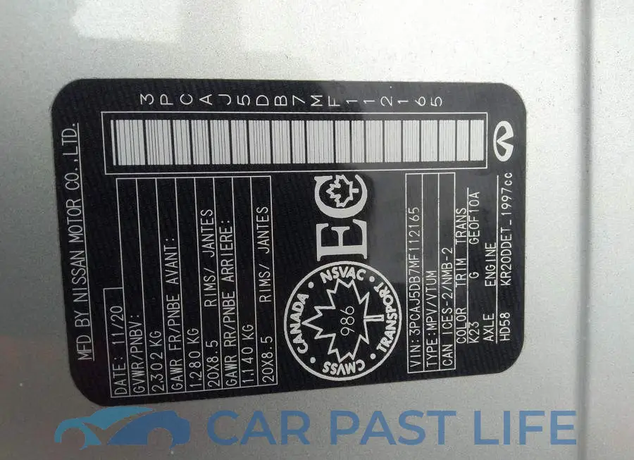 3PCAJ5DB7MF112165# 9