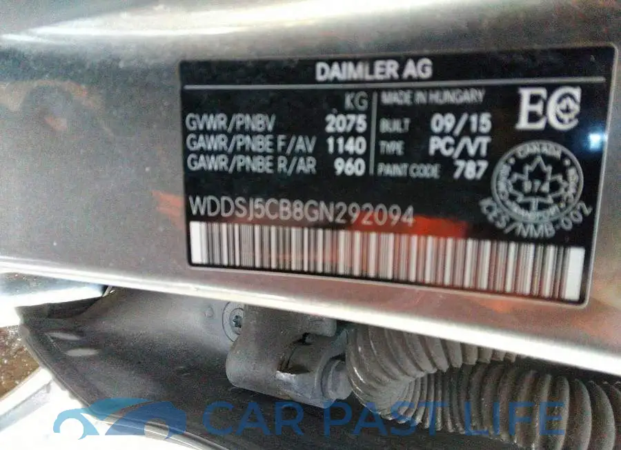 WDDSJ5CB8GN292094# 9