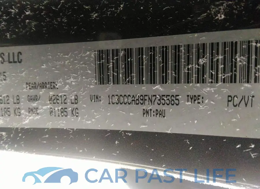 1C3CCCAB9FN735565# 9