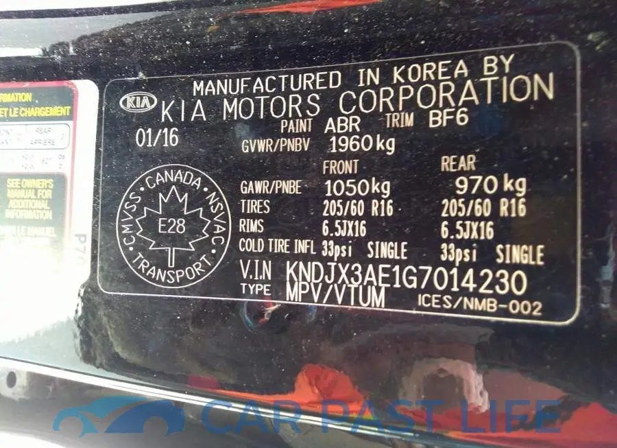 KNDJX3AE1G7014230# 9