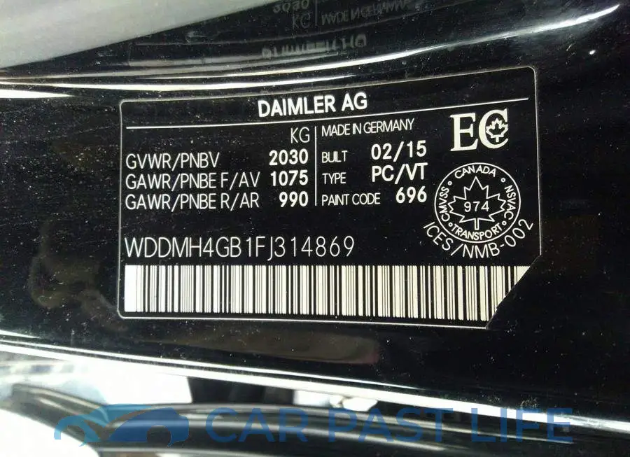WDDMH4GB1FJ314869# 9