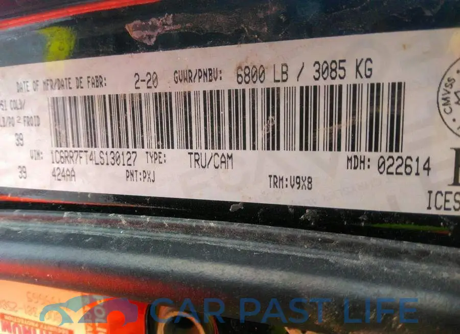 1C6RR7FT4LS130127# 9