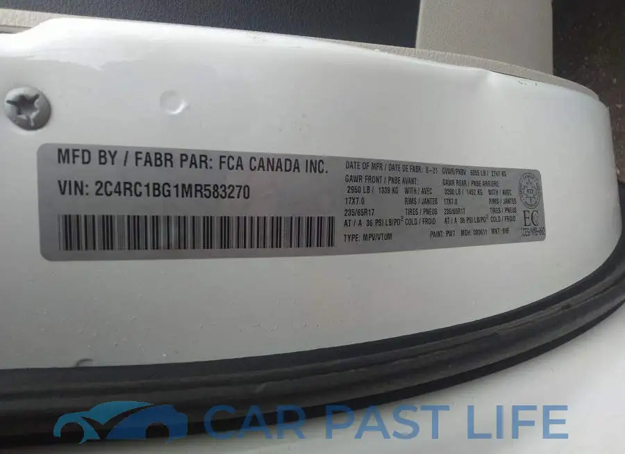 2C4RC1BG1MR583270# 9