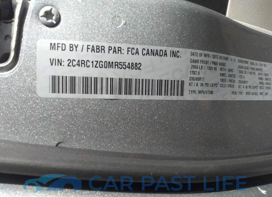 2C4RC1ZG0MR554882# 9