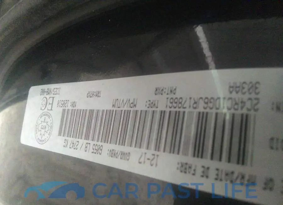 2C4RC1DG6JR178661# 9