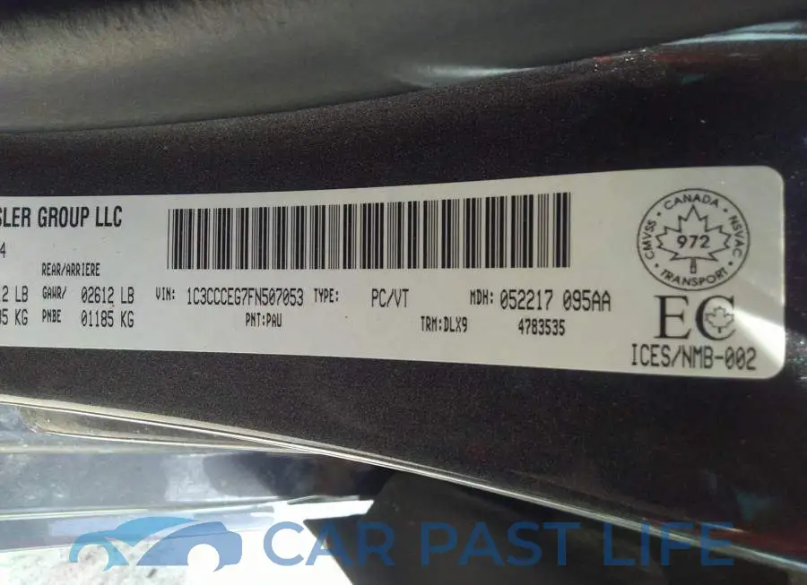 1C3CCCEG7FN507053# 9
