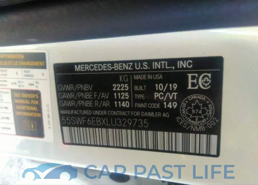 55SWF6EBXLU329735# 10