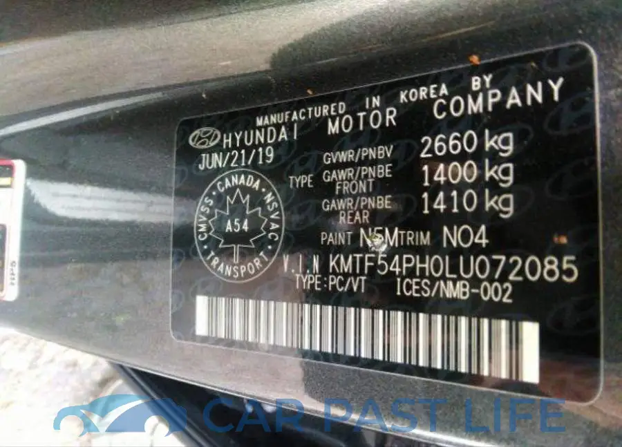 KMTF54PH0LU072085# 10