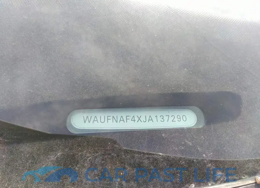 WAUFNAF4XJA137290# 9