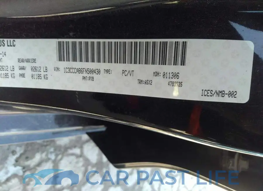 1C3CCCAB6FN500430# 9